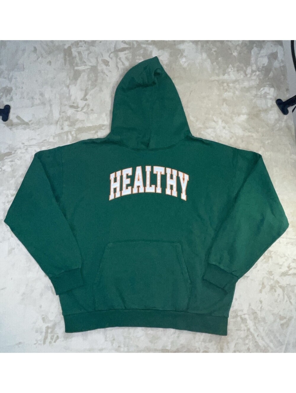 Midnight Organic X Larry June Mr. Healthy Green Hoodie Mens 2XL - BRAND NEW!